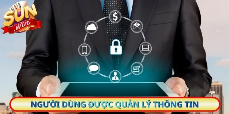 Người dùng được quản lý thông tin rõ ràng