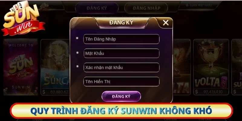 Quy trình thực hiện đăng ký Sunwin không khó