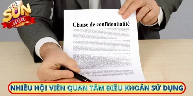 Nhiều hội viên quan tâm điều khoản sử dụng
